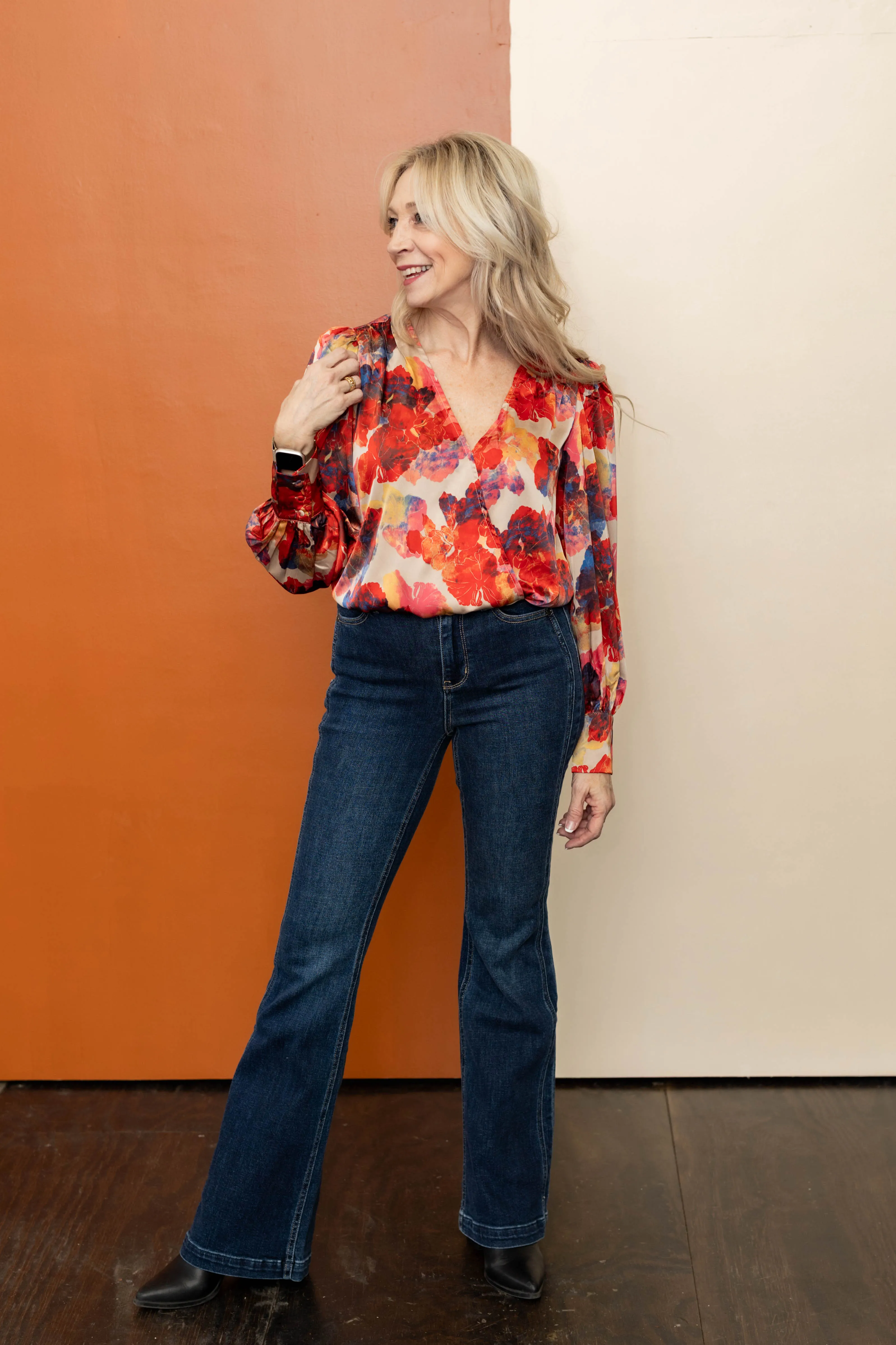 A Splash Of Floral Blouse