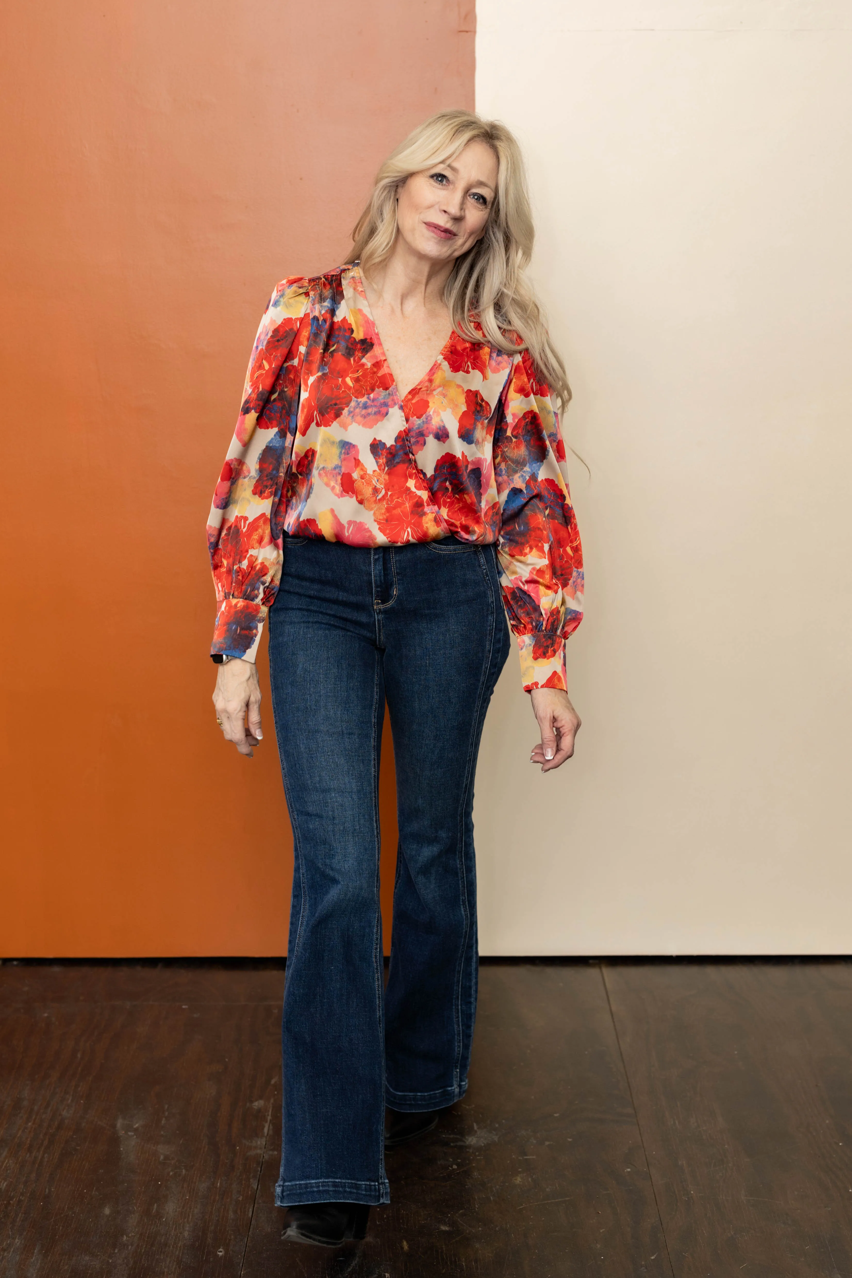 A Splash Of Floral Blouse