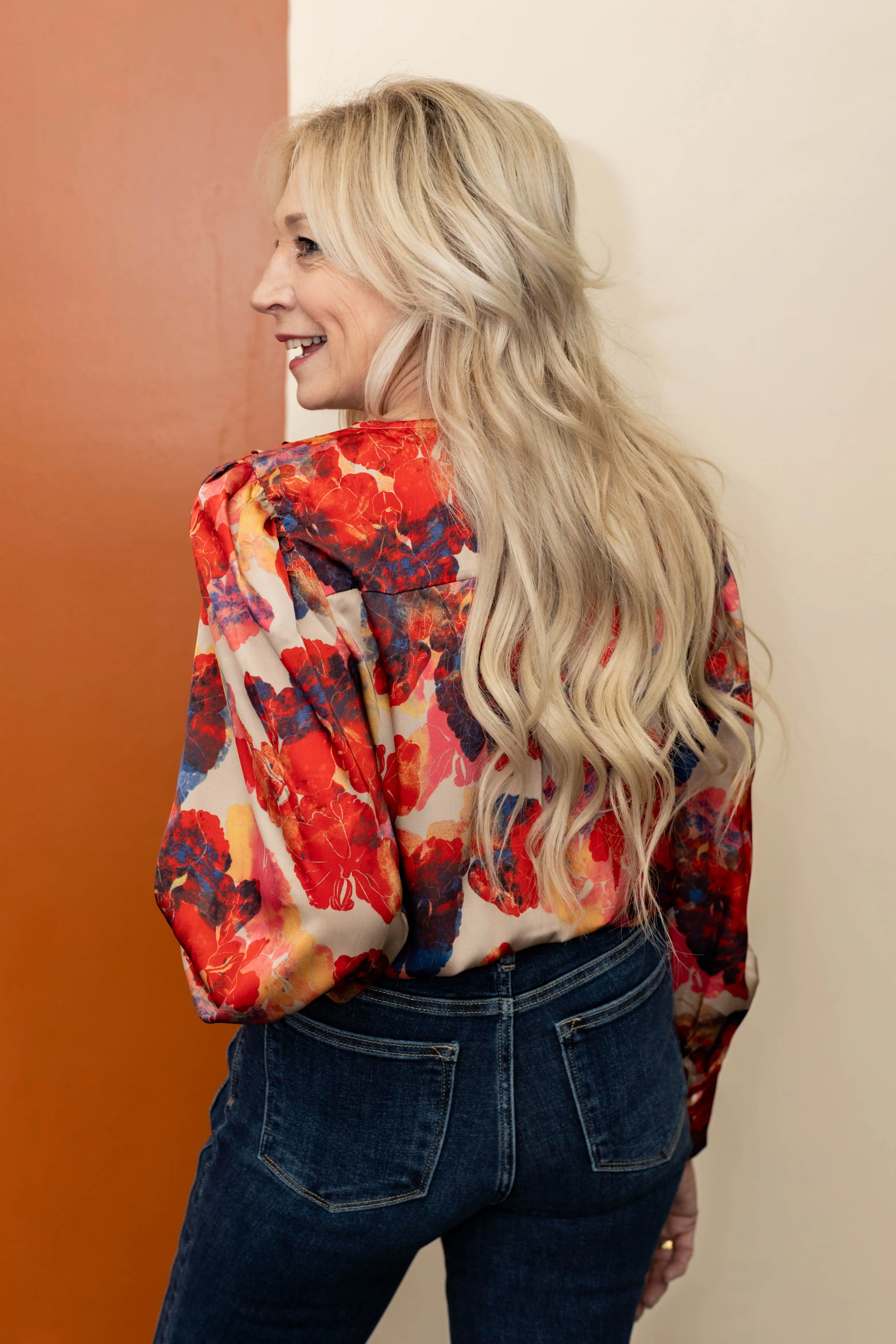 A Splash Of Floral Blouse