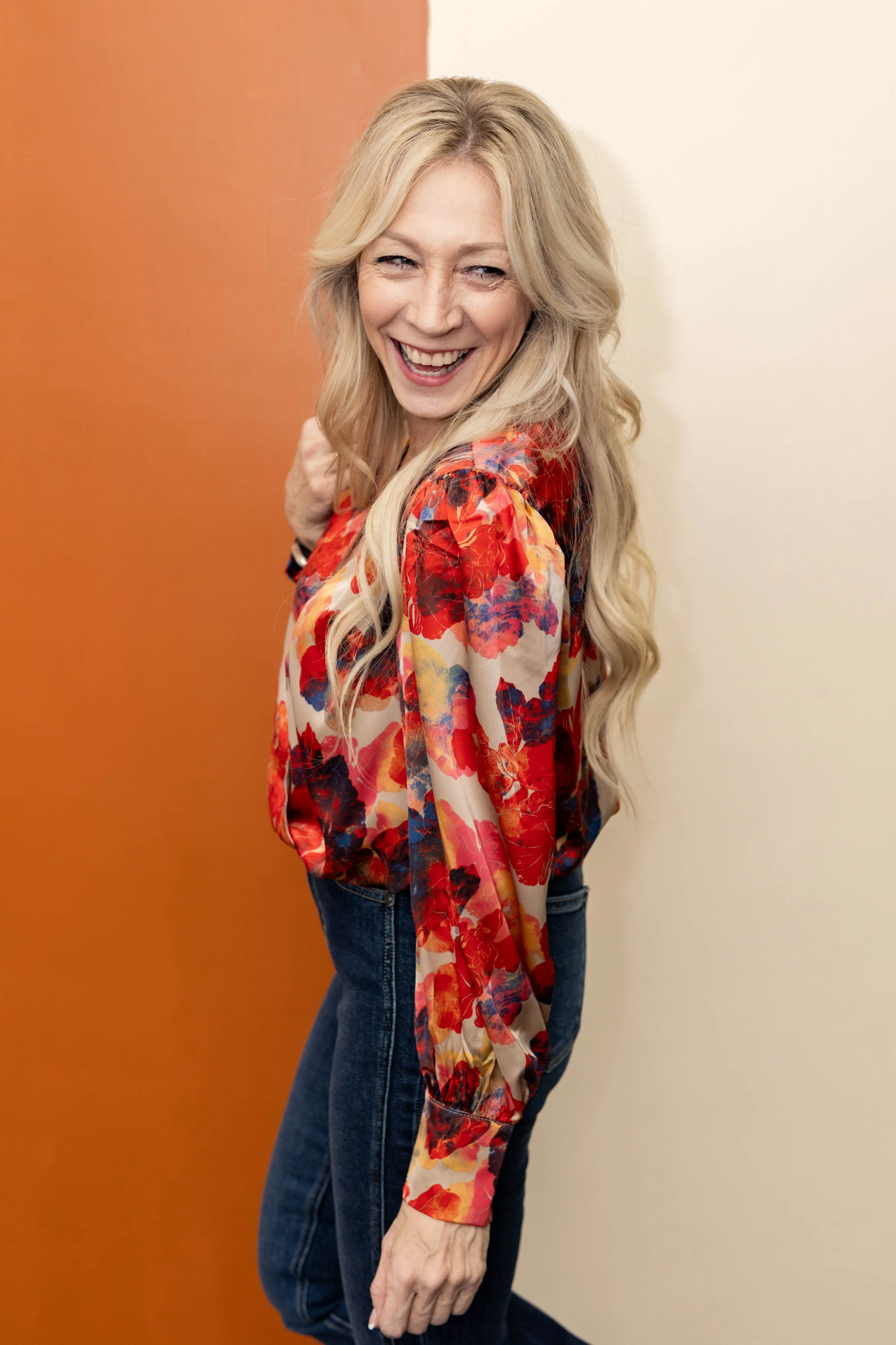 A Splash Of Floral Blouse