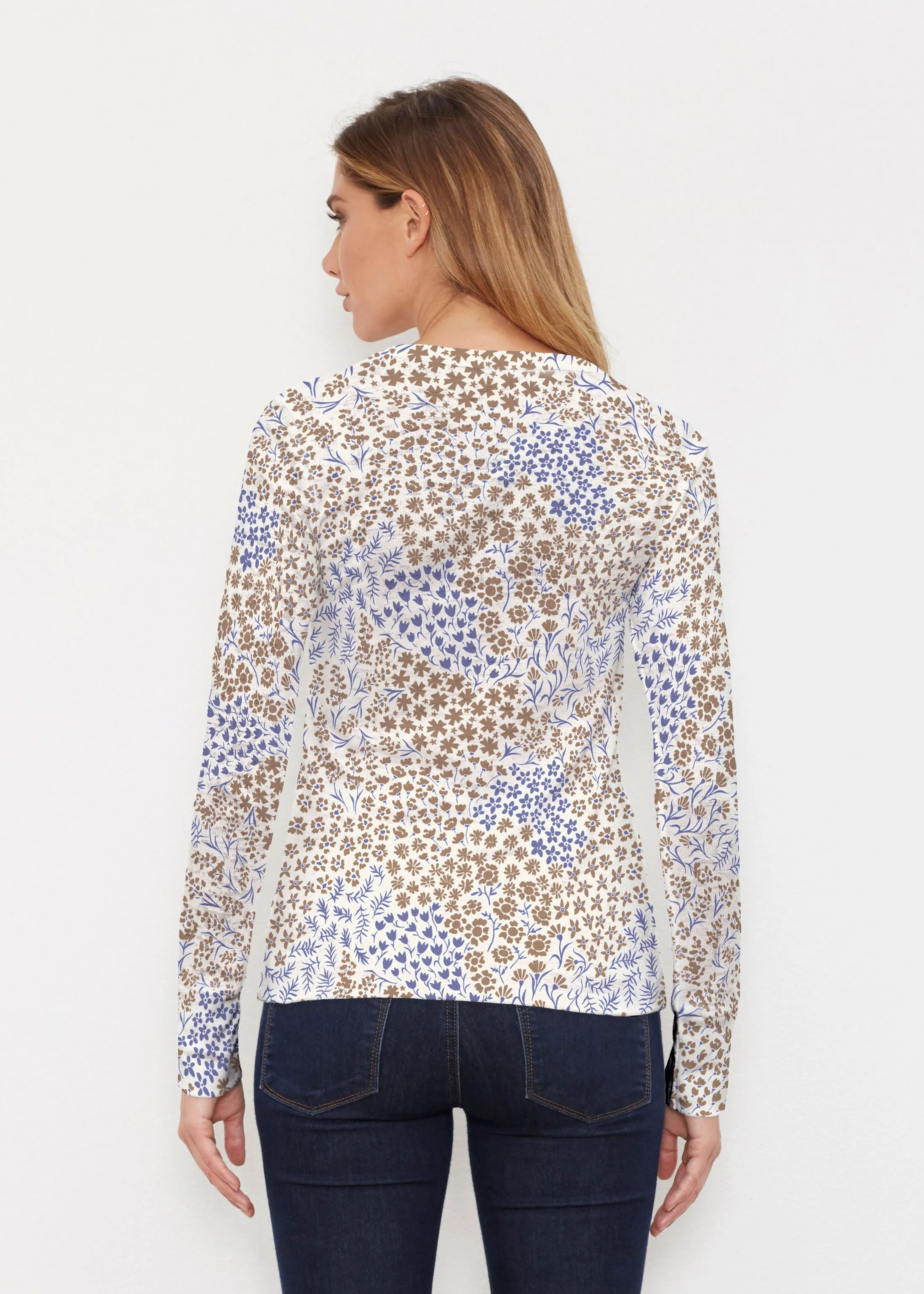 Annabelle Autumn (8058) ~ Thermal Long Sleeve Crew Shirt