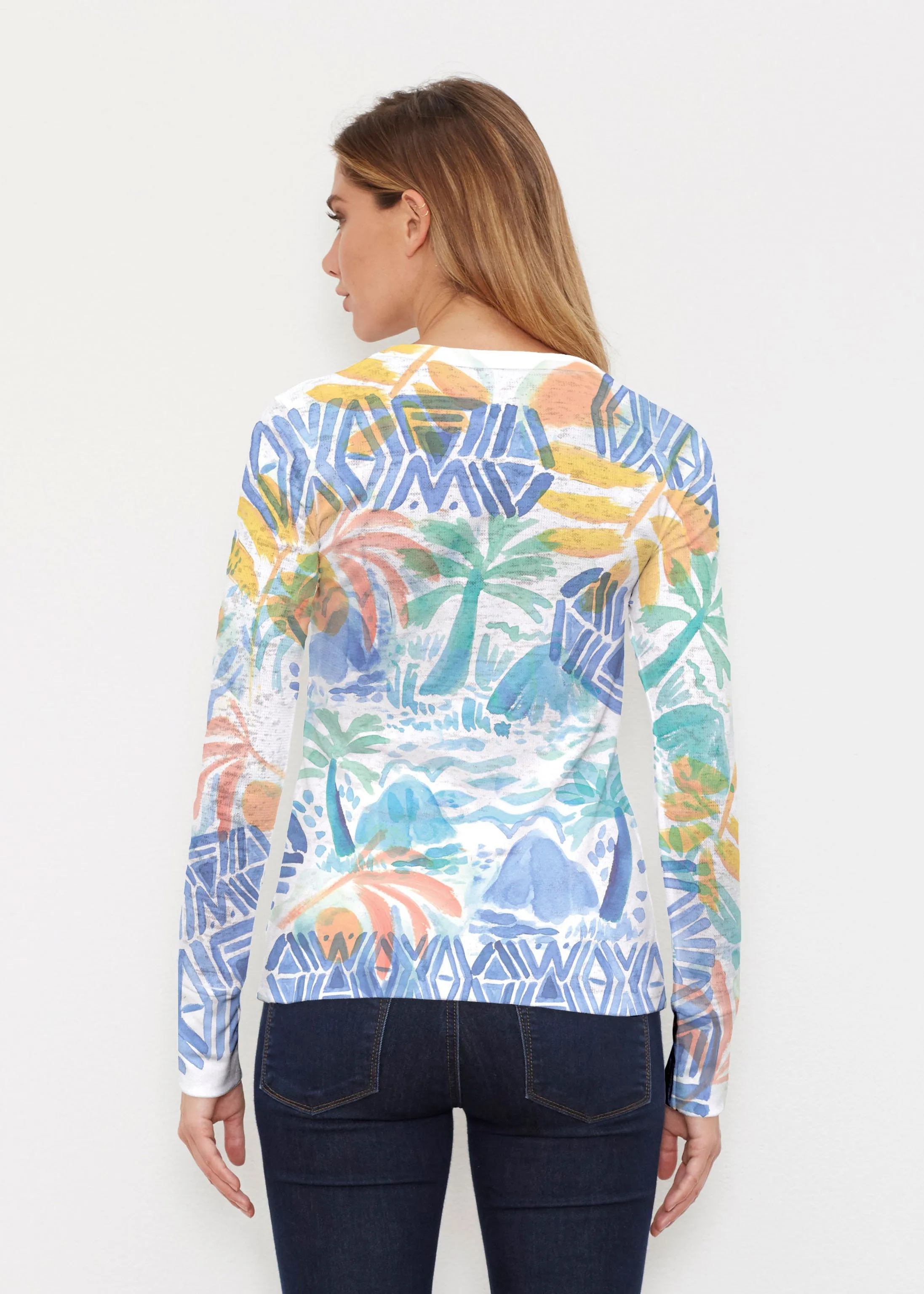 Bahama Mama (17256) ~ Thermal Long Sleeve Crew Shirt