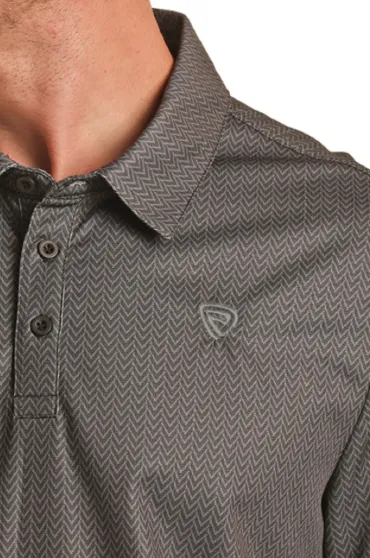 BM51T03479- Panhandle Men's SS Polo- Black