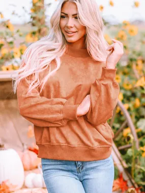 Bohemian Style Burnt Orange Top