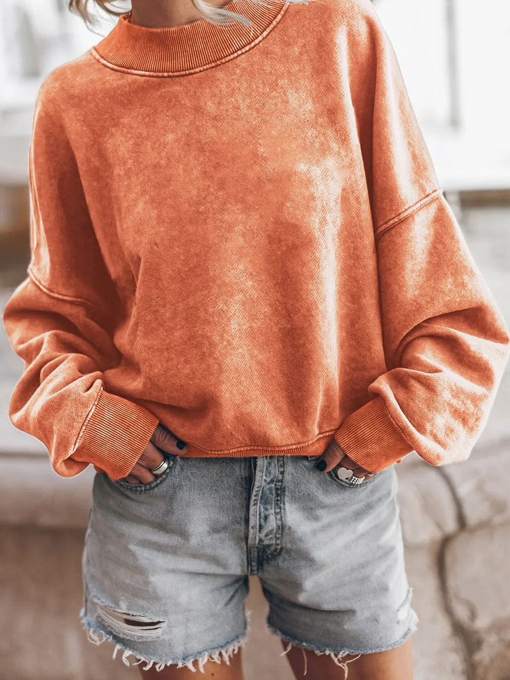 Bohemian Style Burnt Orange Top