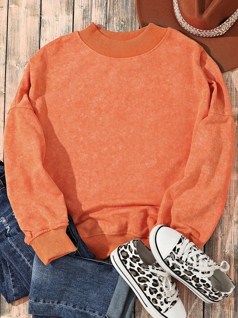 Bohemian Style Burnt Orange Top