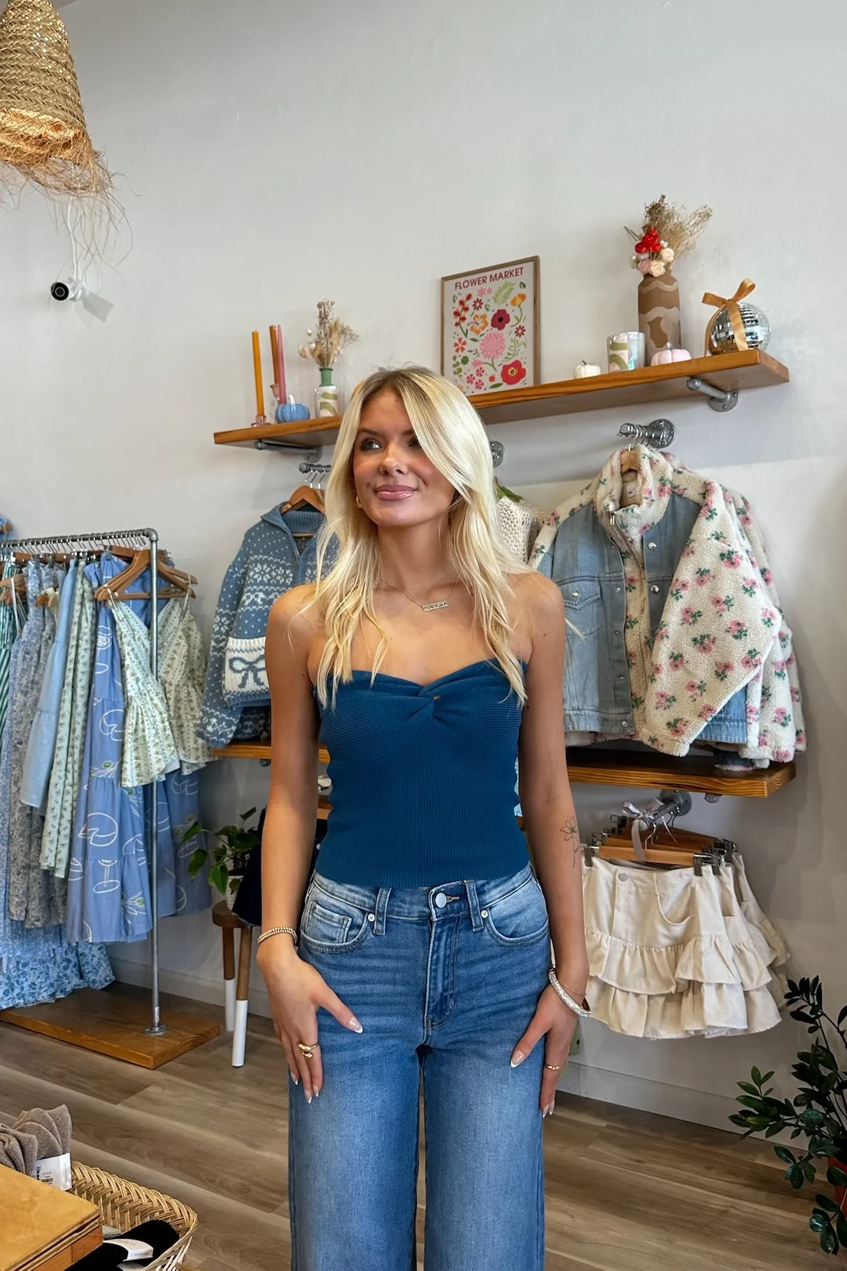 Candy Tube Top in Blue | Restocked