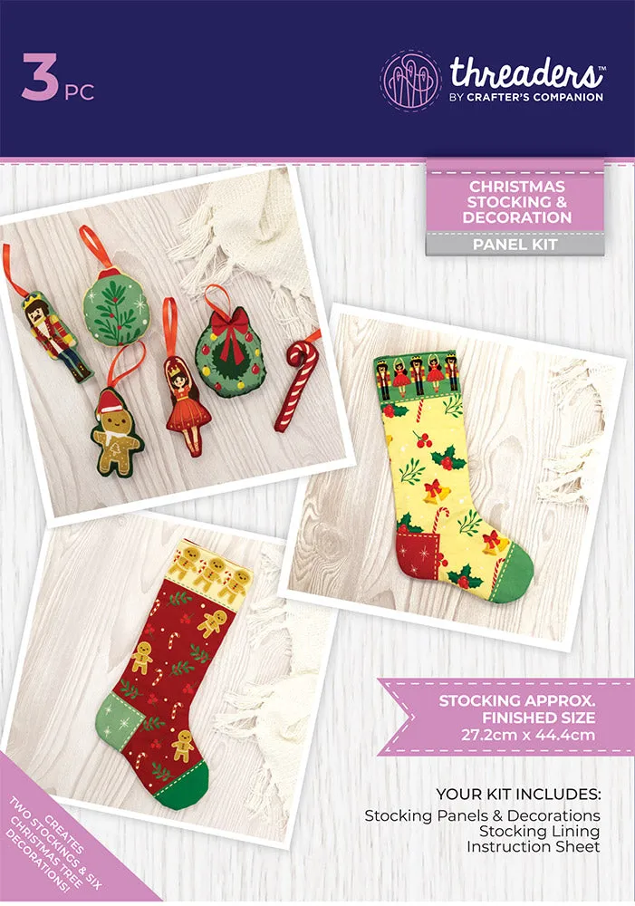 Christmas Stocking and Decorations Crafting Kit - Threaders