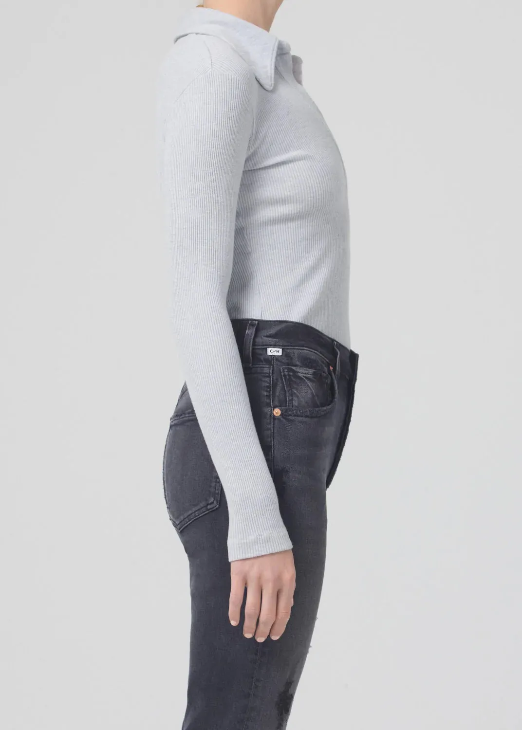 Citizens of Humanity - Alba Polo in Sparrow Heather