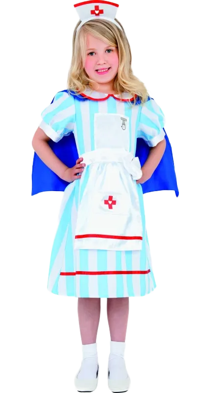 Classic Vintage Nurse Fancy Dress Costume