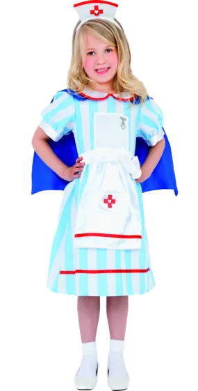 Classic Vintage Nurse Fancy Dress Costume