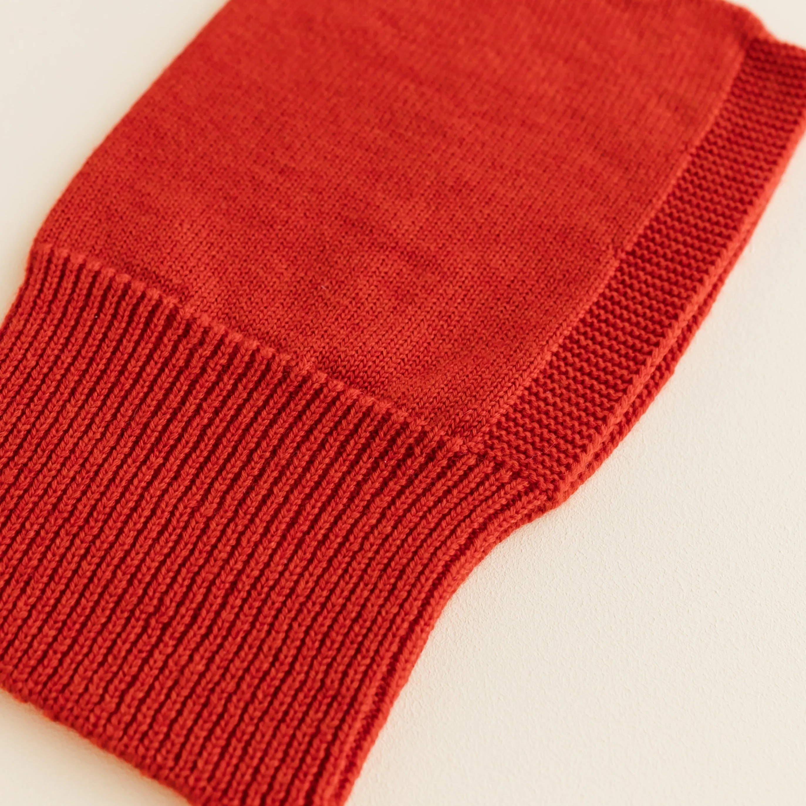 Eddy Merino Wool Balaclava (Red)