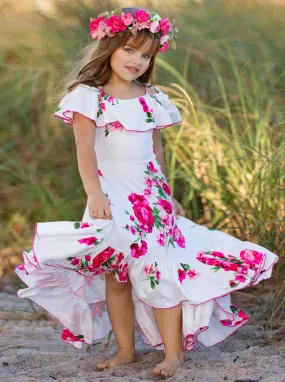Glow Where You Go Cold Shoulder Maxi Sundress