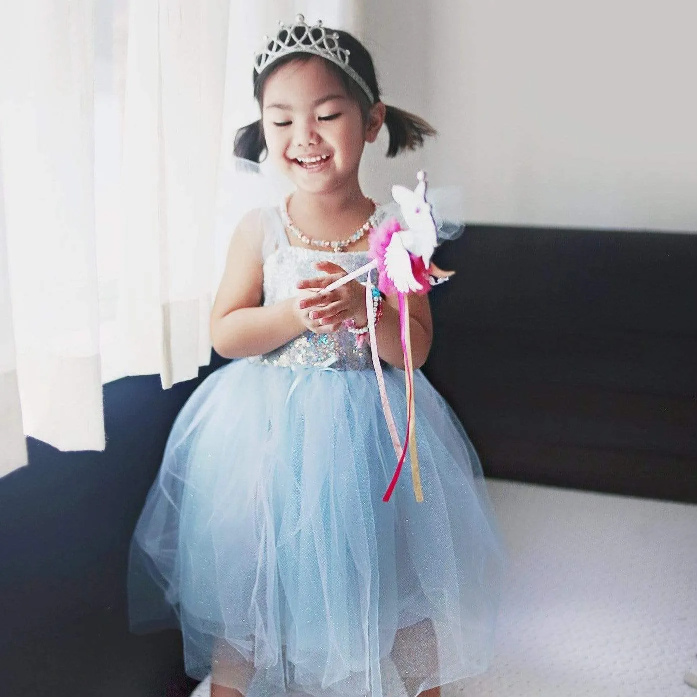 Great Pretenders Sequins Princess Dress – Blue