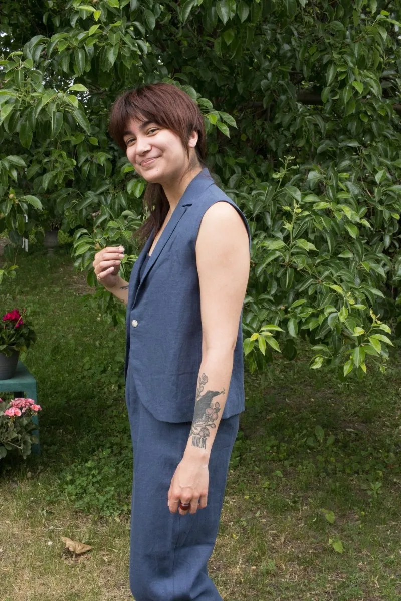 Lepidoptere Elise Vest (Blue)