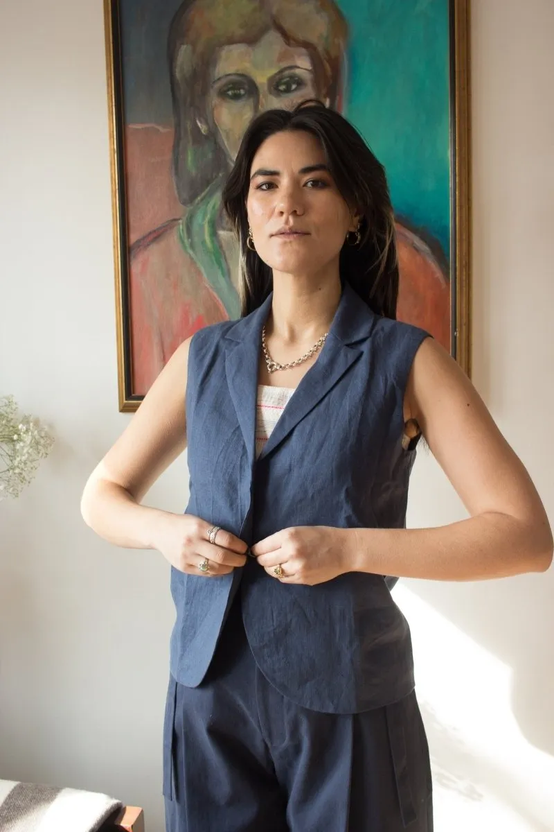 Lepidoptere Elise Vest (Blue)