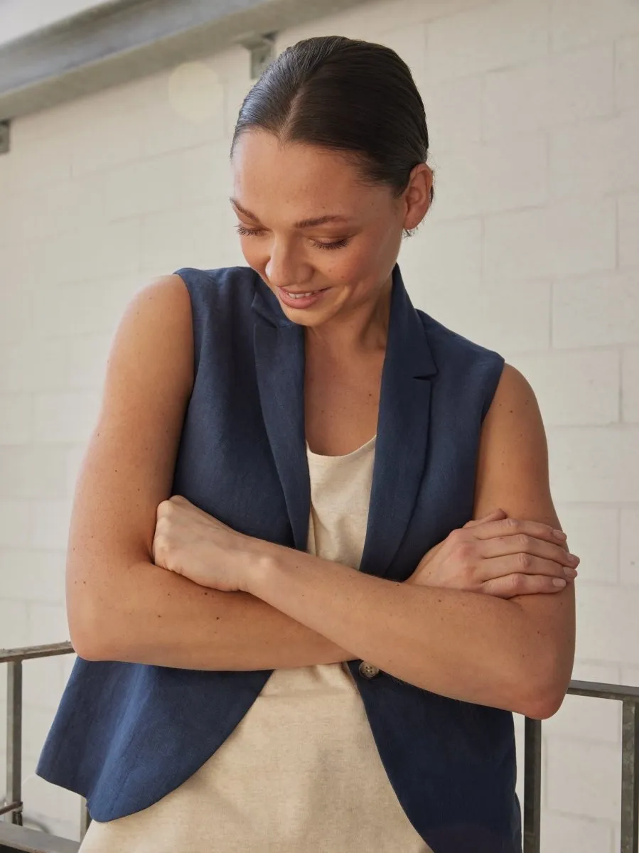 Lepidoptere Elise Vest (Blue)