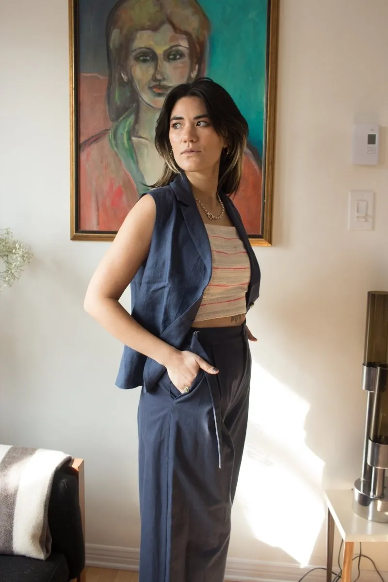 Lepidoptere Elise Vest (Blue)