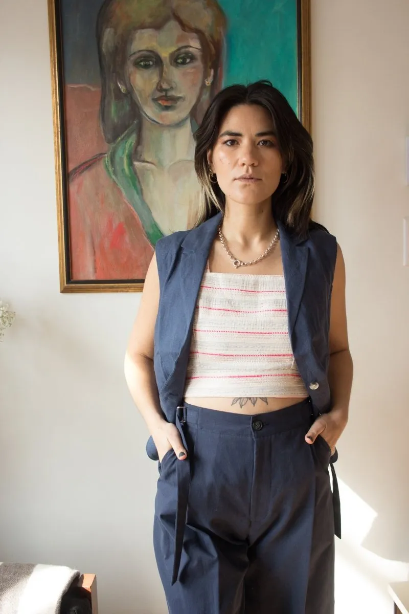 Lepidoptere Elise Vest (Blue)