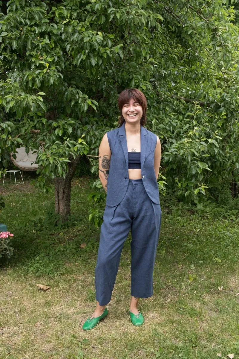 Lepidoptere Elise Vest (Blue)