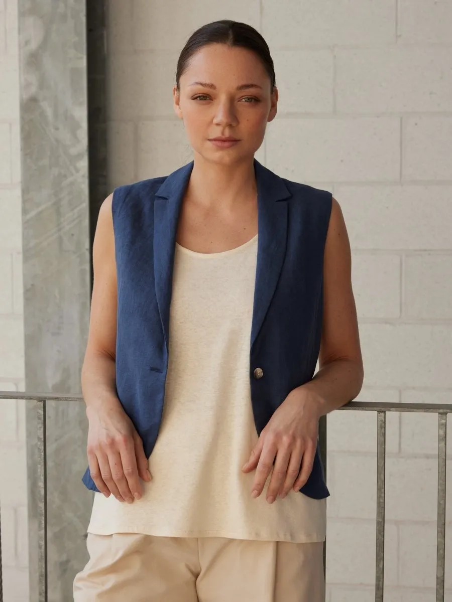 Lepidoptere Elise Vest (Blue)