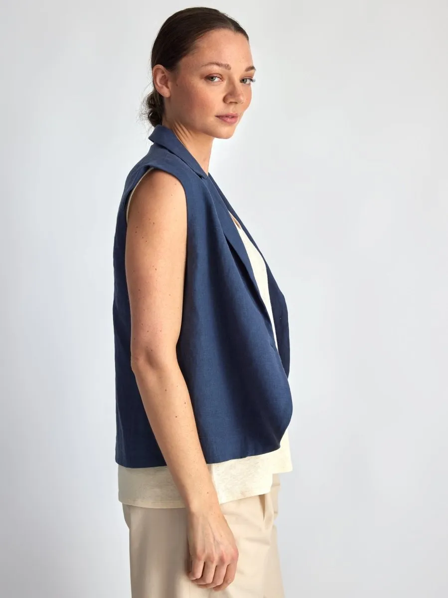 Lepidoptere Elise Vest (Blue)