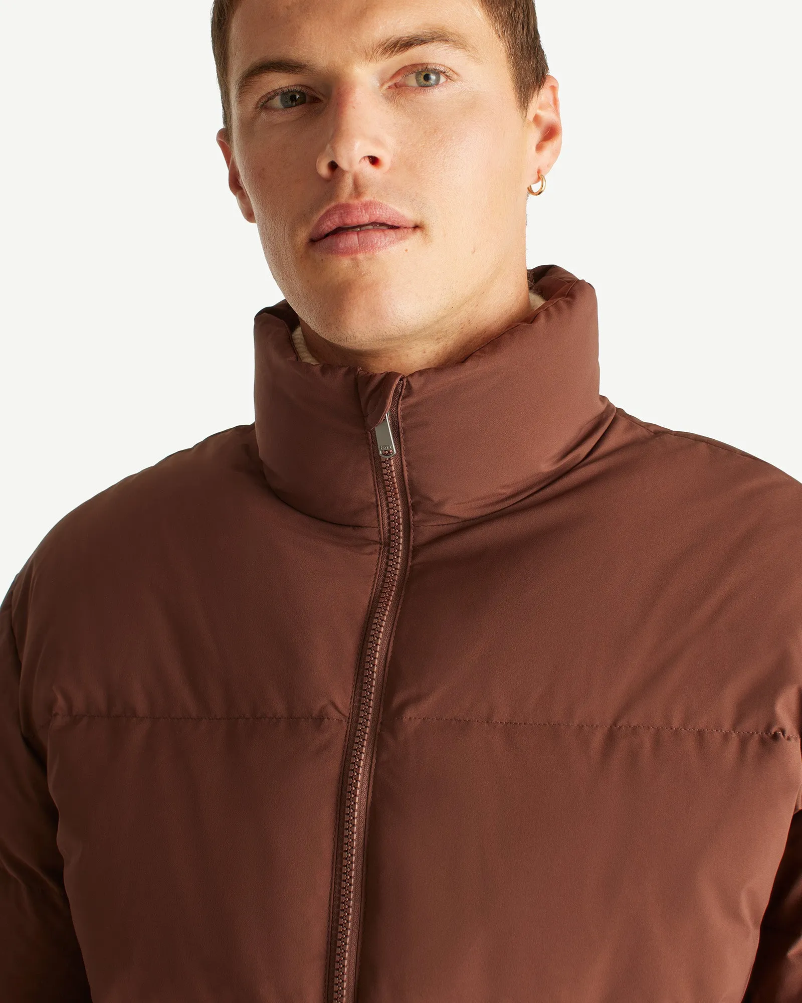 Nagal Extreme Cold puffer-style down jacket Dark chocolate