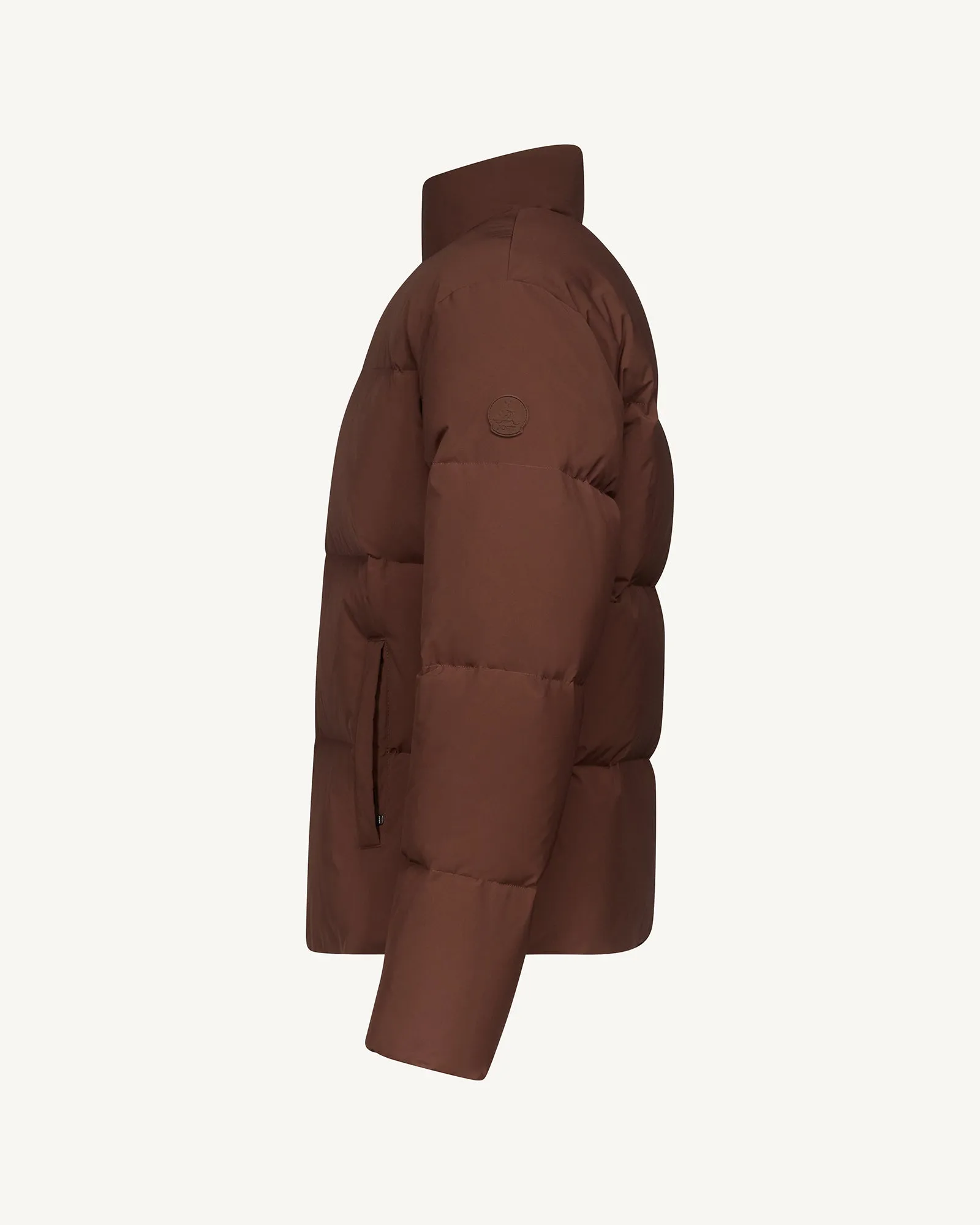 Nagal Extreme Cold puffer-style down jacket Dark chocolate