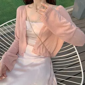 Nature's Simplicity    Cardigan Top Kawaii Academia Y2K Cottagecore Coquette Fairycore Dollette Princesscore