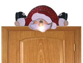 Santa top door decoration