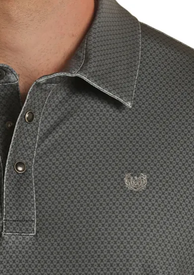 TM51T03518- Panhandle Men's SS Polo- Dark Charcoal