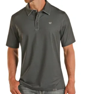 TM51T03518- Panhandle Men's SS Polo- Dark Charcoal