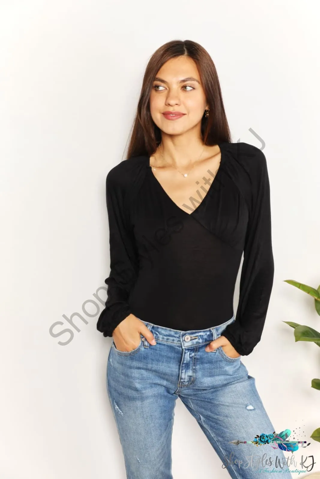 V- Neck Bodysuit