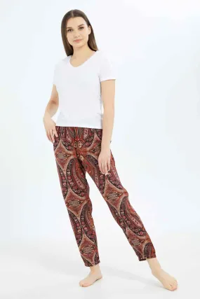 Women Assorted Color Pajama Bottom